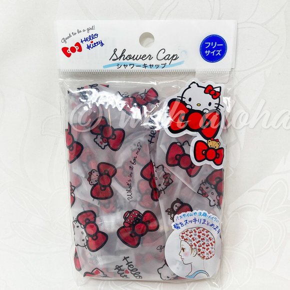 NEW $8 Add on | HELLO KITTY Shower Cap - Picture 1 of 3